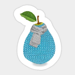 Pear winter Sticker